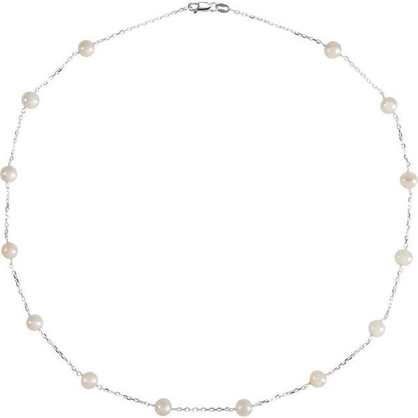 Pearl Station Necklace