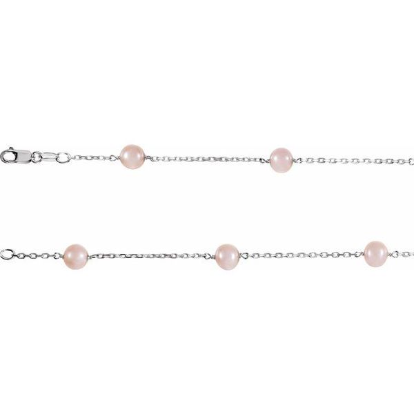 Pearl Station Necklace