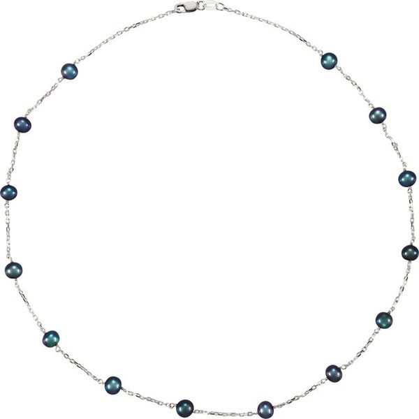 Pearl Station Necklace