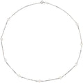 Pearl Station Necklace