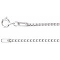 1.3 mm Diamond-Cut Box Chain