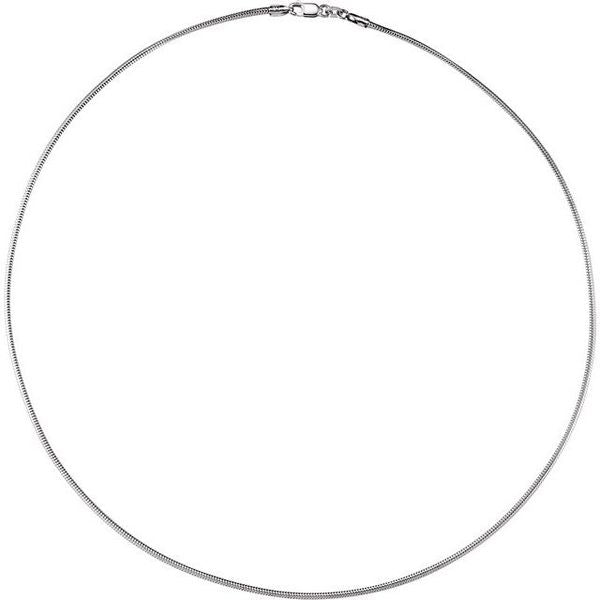 1 mm Round Snake Chain - Image 2