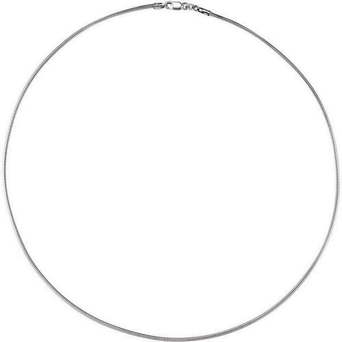 1 mm Round Snake Chain - Image 2