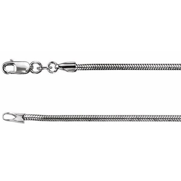 1 mm Round Snake Chain - Image 3