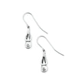 Sterling Silver Diamond Earrings