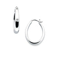 Sterling Silver Diamond Earrings
