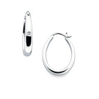 Sterling Silver Diamond Earrings