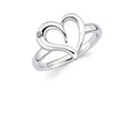 Sterling Silver Diamond Ring