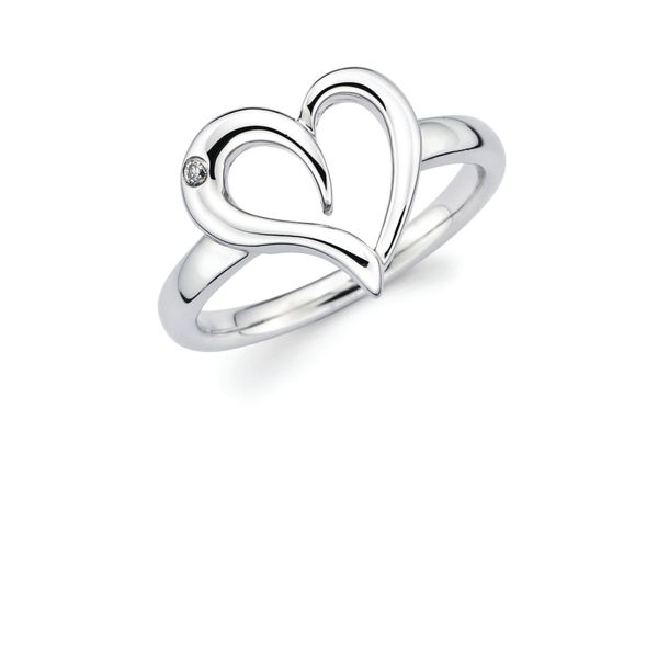 Sterling Silver Diamond Ring