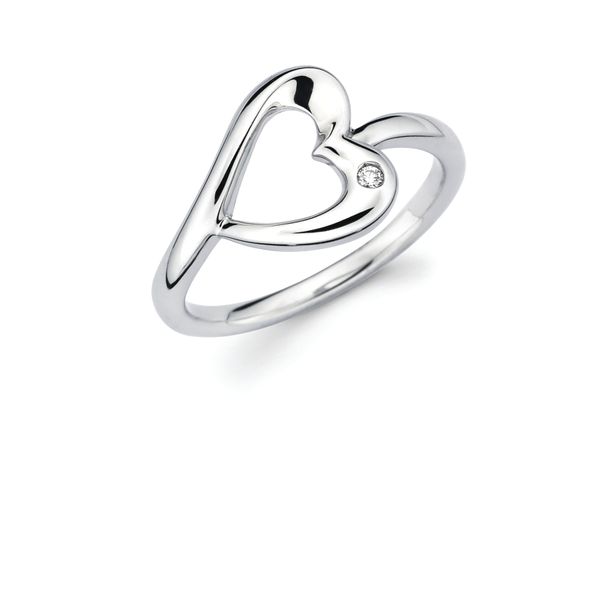 Sterling Silver Diamond Ring