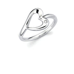 Sterling Silver Diamond Ring