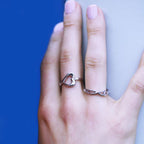Sterling Silver Diamond Ring - Image 3