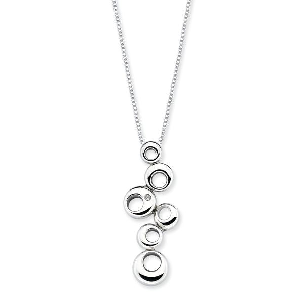 Sterling Silver Diamond Pendant
