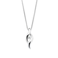 Sterling Silver Diamond Pendant