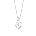 Sterling Silver Diamond Pendant