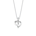 Sterling Silver Diamond Pendant