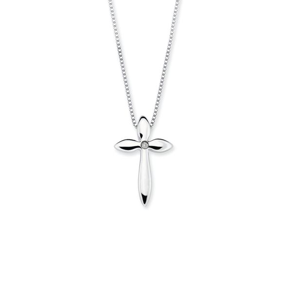 Sterling Silver Diamond Pendant