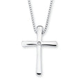 Sterling Silver Diamond Pendant