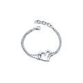 Sterling Silver Diamond Bracelet