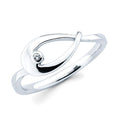 Sterling Silver Diamond Ring