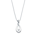 Sterling Silver Diamond Pendant