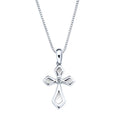 Sterling Silver Diamond Pendant