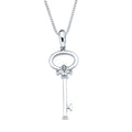 Sterling Silver Diamond Pendant