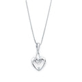 Sterling Silver Diamond Pendant