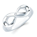 Sterling Silver Diamond Ring