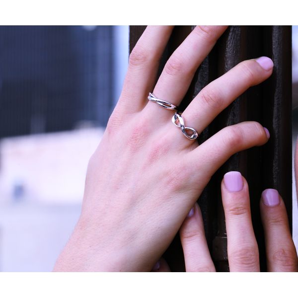 Sterling Silver Diamond Ring - Image 2