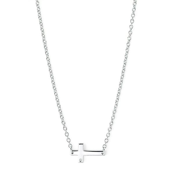 Sterling Silver Diamond Pendant