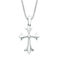 Sterling Silver Diamond Pendant
