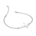 Sterling Silver Diamond Bracelet