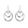 Sterling Silver Diamond Earrings
