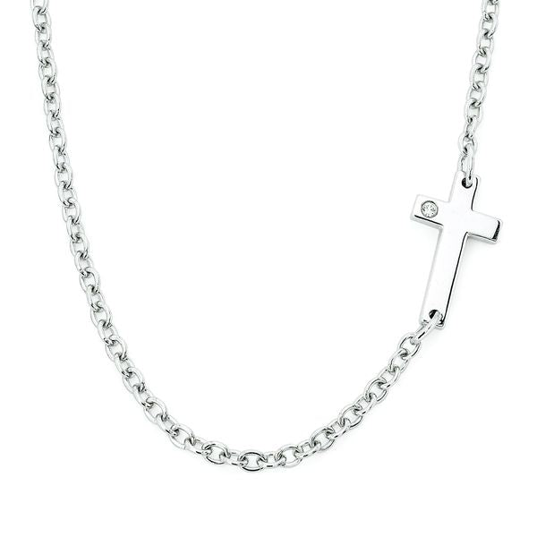 Sterling Silver Diamond Pendant