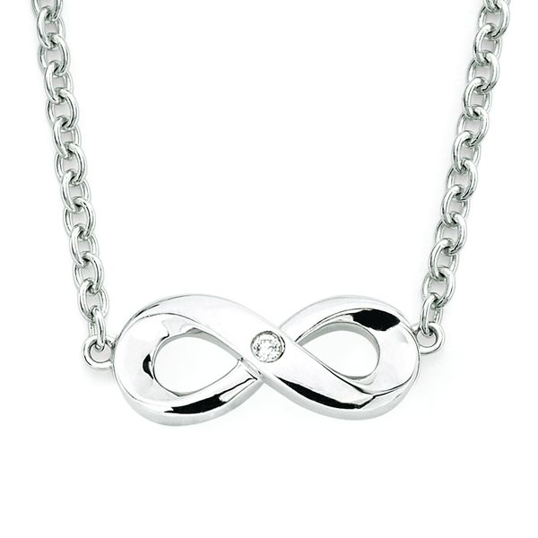 Sterling Silver Diamond Pendant