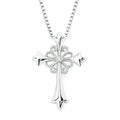 Sterling Silver Diamond Pendant