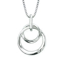 Sterling Silver Diamond Pendant