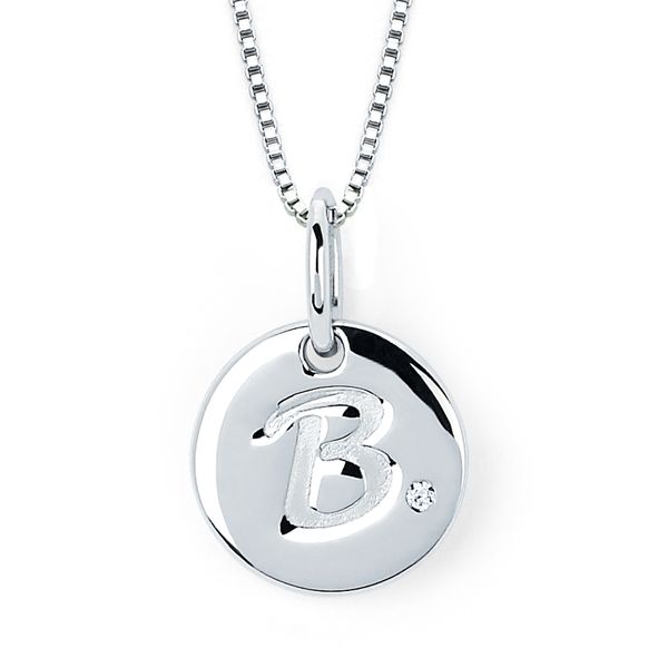 Sterling Silver Diamond Pendant