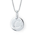 Sterling Silver Diamond Pendant