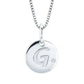 Sterling Silver Diamond Pendant