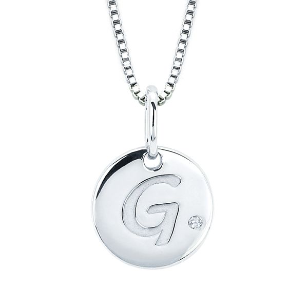 Sterling Silver Diamond Pendant