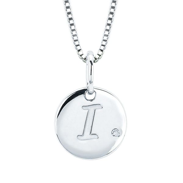 Sterling Silver Diamond Pendant