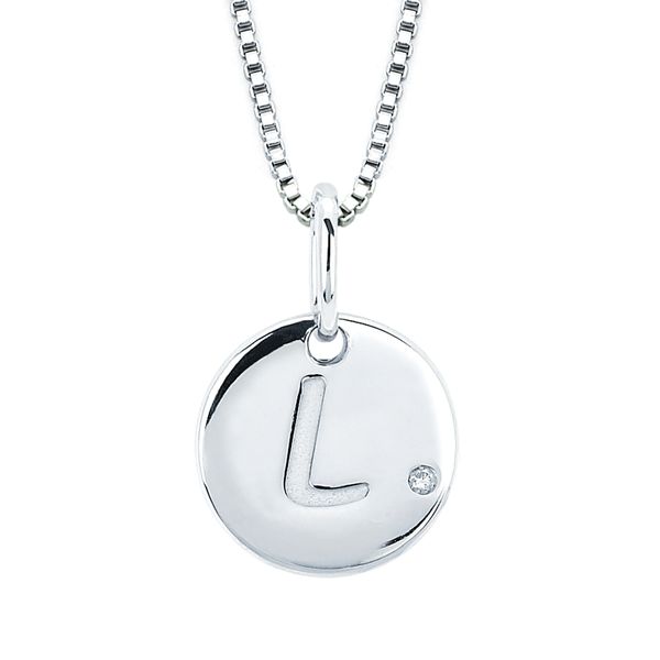 Sterling Silver Diamond Pendant