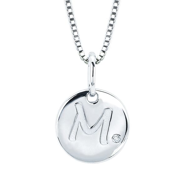 Sterling Silver Diamond Pendant