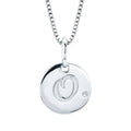 Sterling Silver Diamond Pendant
