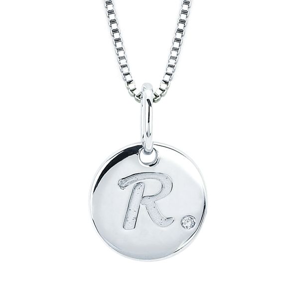 Sterling Silver Diamond Pendant