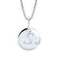 Sterling Silver Diamond Pendant