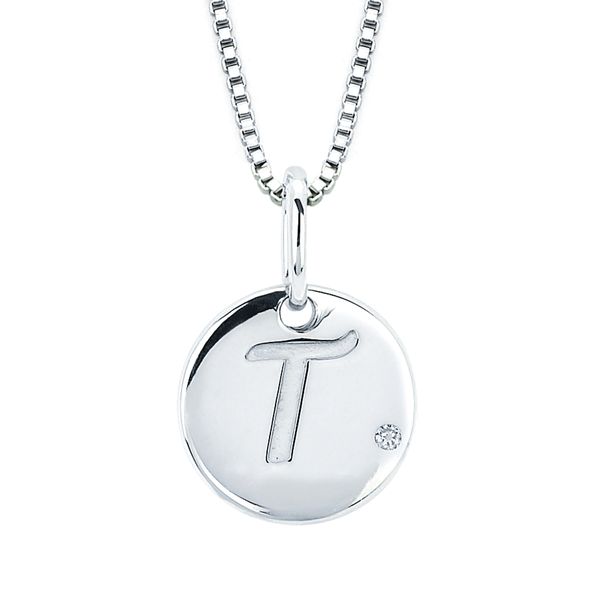 Sterling Silver Diamond Pendant