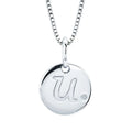 Sterling Silver Diamond Pendant